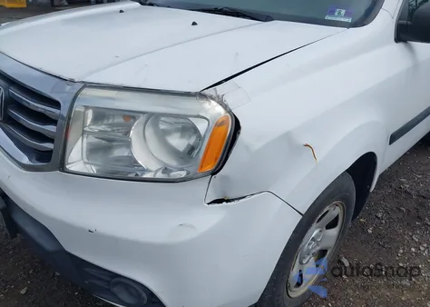 2013 Honda Pilot Lx из США, поврежденный, VIN 5FNYF4H29DB013285